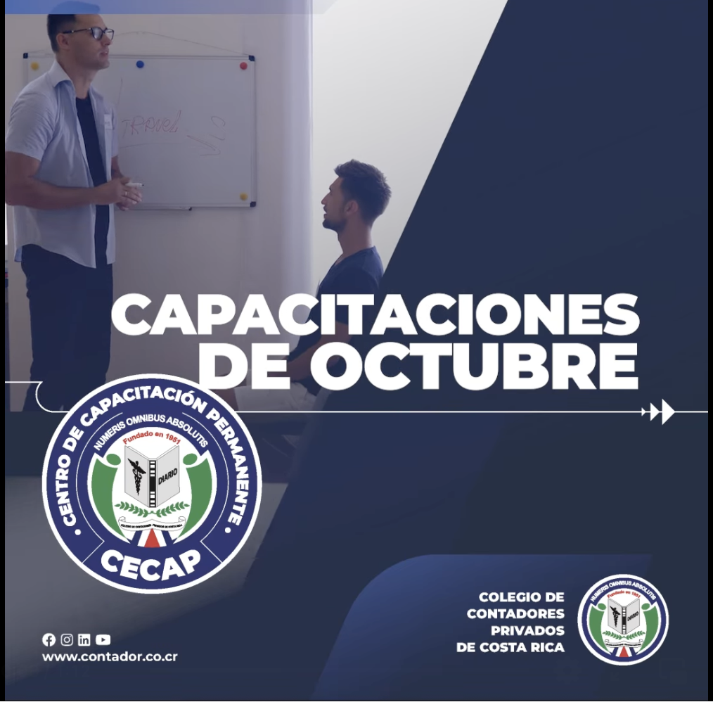 Agenda capacitaciones Octubre 2025 – Colegio de Contadores Privados de ...
