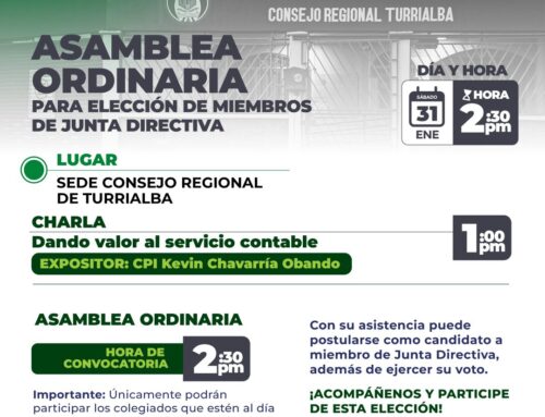 Convocatoria Asamblea General Ordinaria